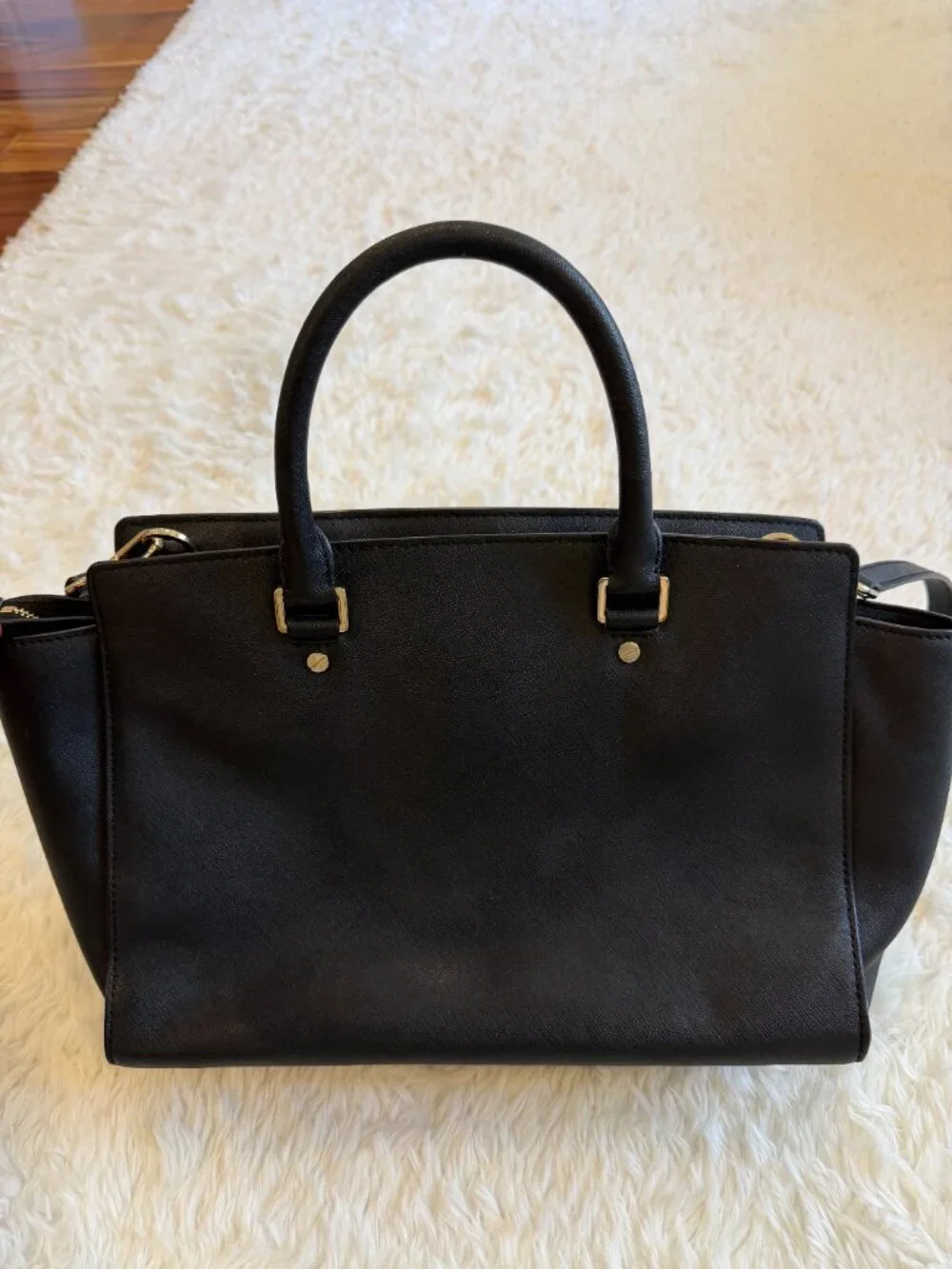 Michael Kors - Selma Medium Top Zip Satchel bag - Black